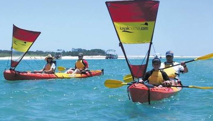 Kayak Noosa:  Ocean&River Kayak Adventure - Half Day