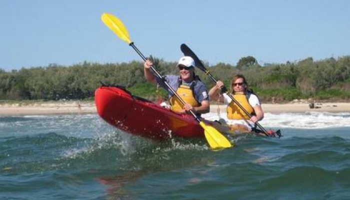 Kayak Noosa:  Ocean&River Kayak Adventure - Half Day