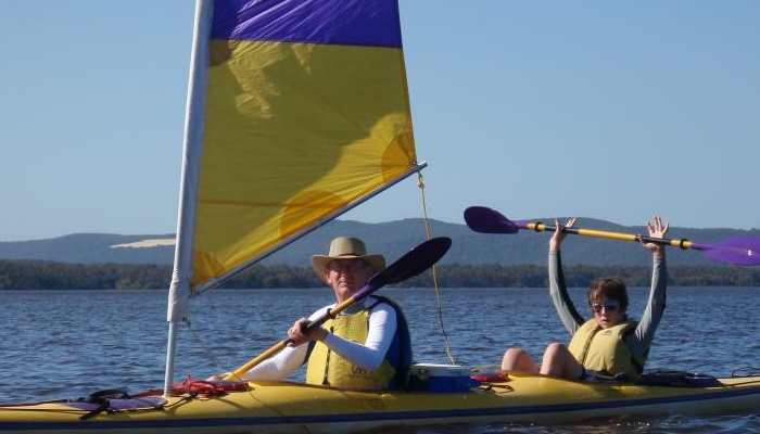 Kanu Kapers: 1 Day Guided Noosa Everglades Kayak Tour (incl. Harry's Hut)